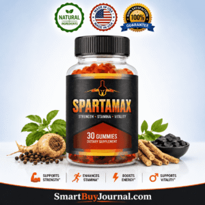 Spartamax dietary supplement gummies designed to support stamina and male vitality