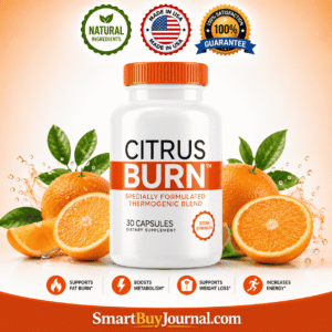Citrus Burn weight loss supplement bottle for fat burning metabolism and energy support