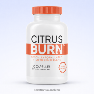 Citrus Burn weight loss supplement bottle for fat burning metabolism and energy support