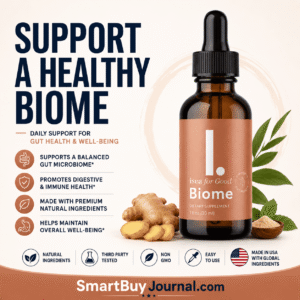 LeanBiome probiotic gut health supplement bottle