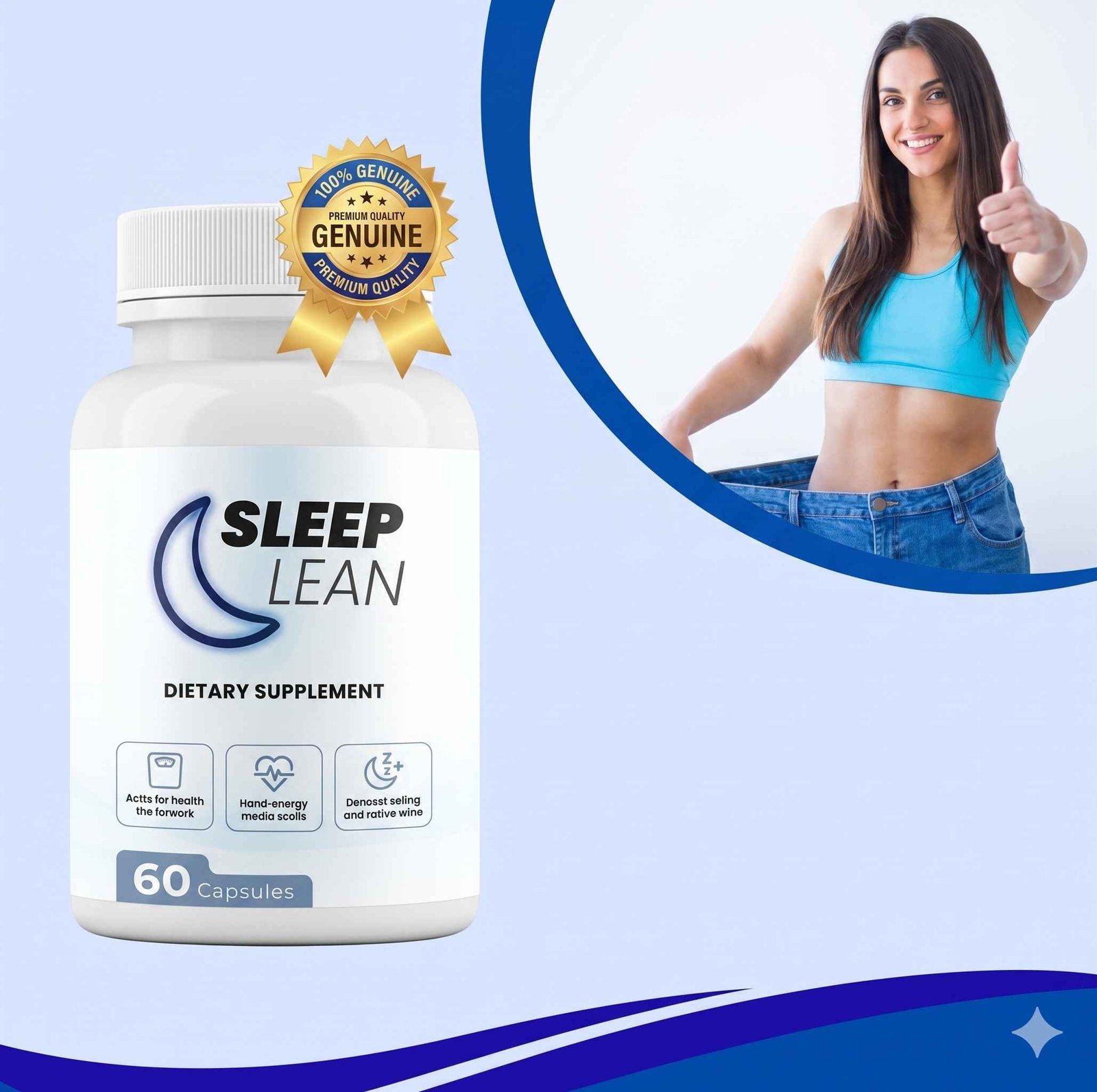 Sleep Lean review 2026 supplement bottle for metabolism and sleep support