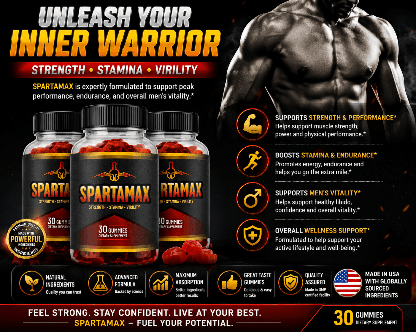 Spartamax gummies reviews 2026 — male vitality testosterone gummies honest guide
