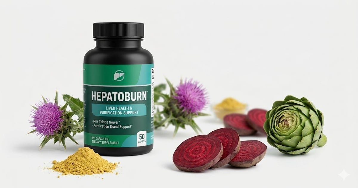 symptoms of fatty liver 2026 — HepatoBurn liver health supplement with milk thistle and beet root