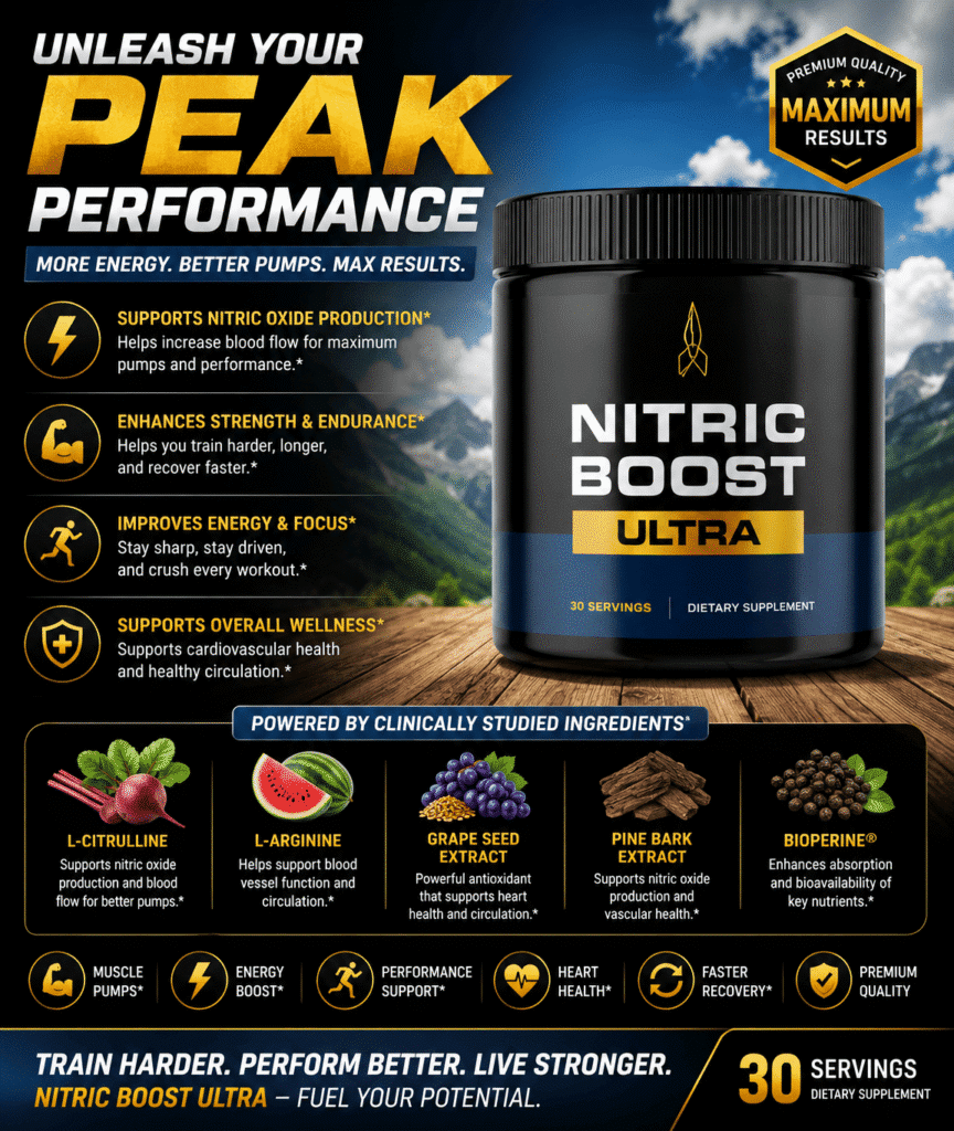 Nitric Boost Ultra reviews 2026 — NO supplement honest review and results guide