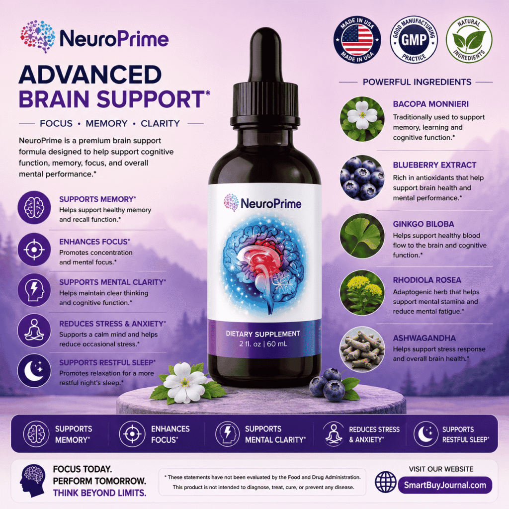 Brain boost 2026 — natural cognitive support guide and Neuro Prime honest review