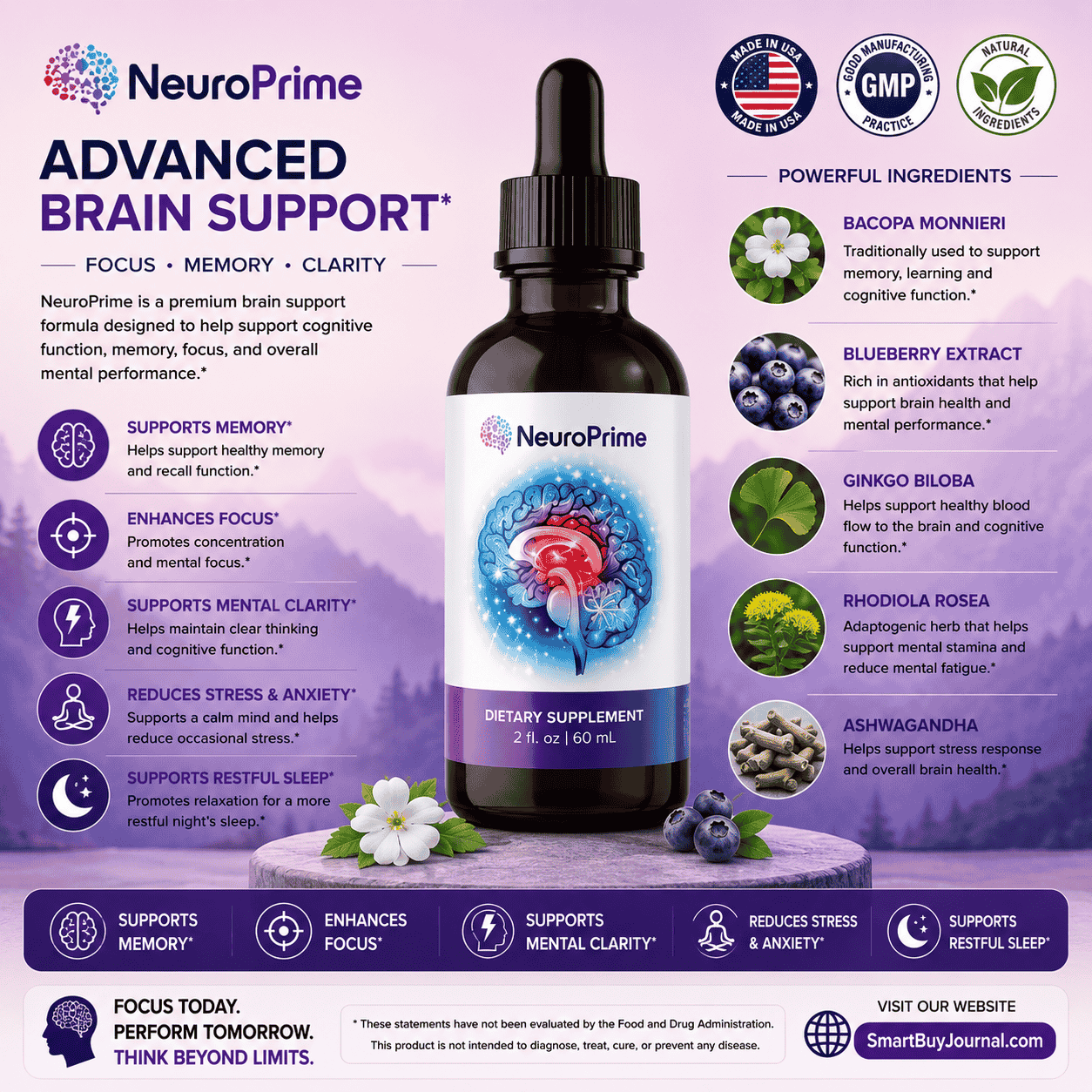 Brain boost 2026 — natural cognitive support guide and Neuro Prime honest review