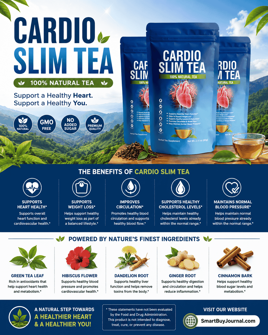Weight loss tea 2026 — best options guide and Cardio Slim Tea honest review