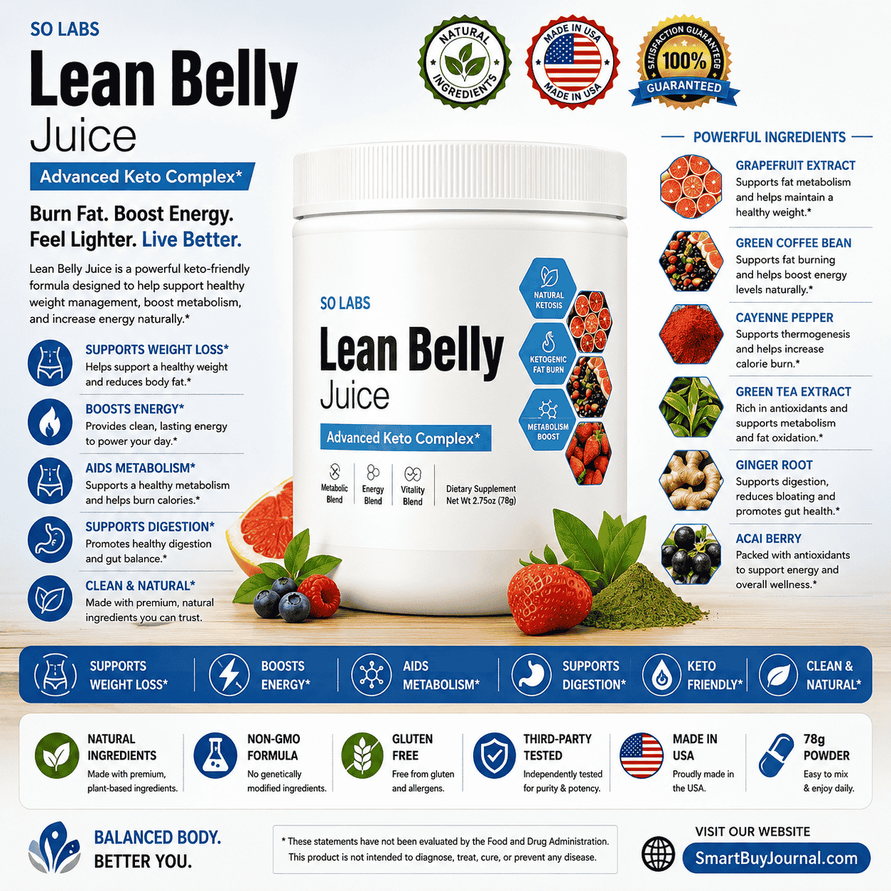 Ikaria Lean Belly Juice review showing product container and mixed drink