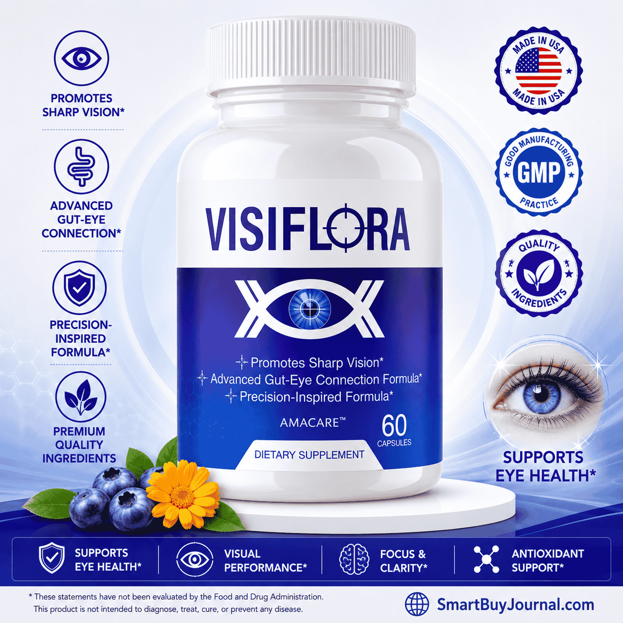 Visiflora - Eye Health Supplement for Vision Support