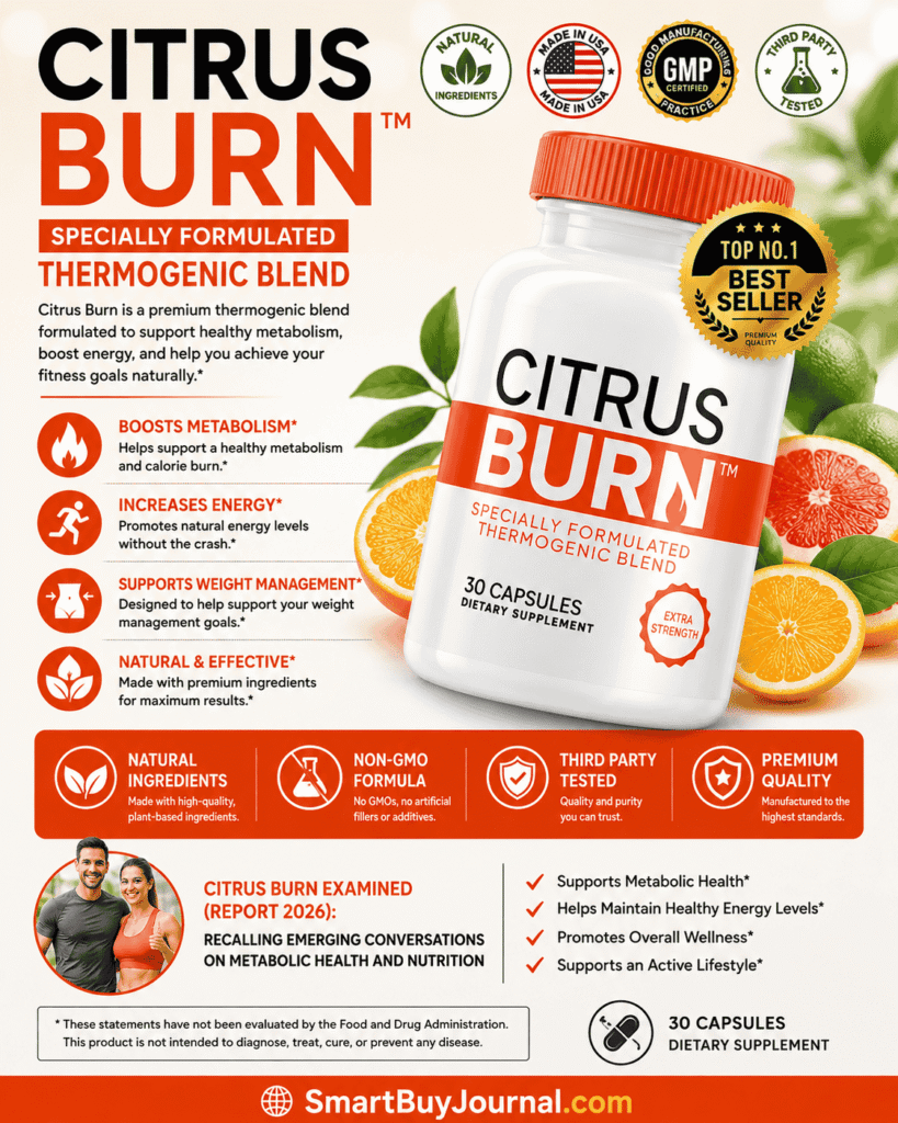 Citrus Burn natural metabolism boosting supplement for weight loss and energy