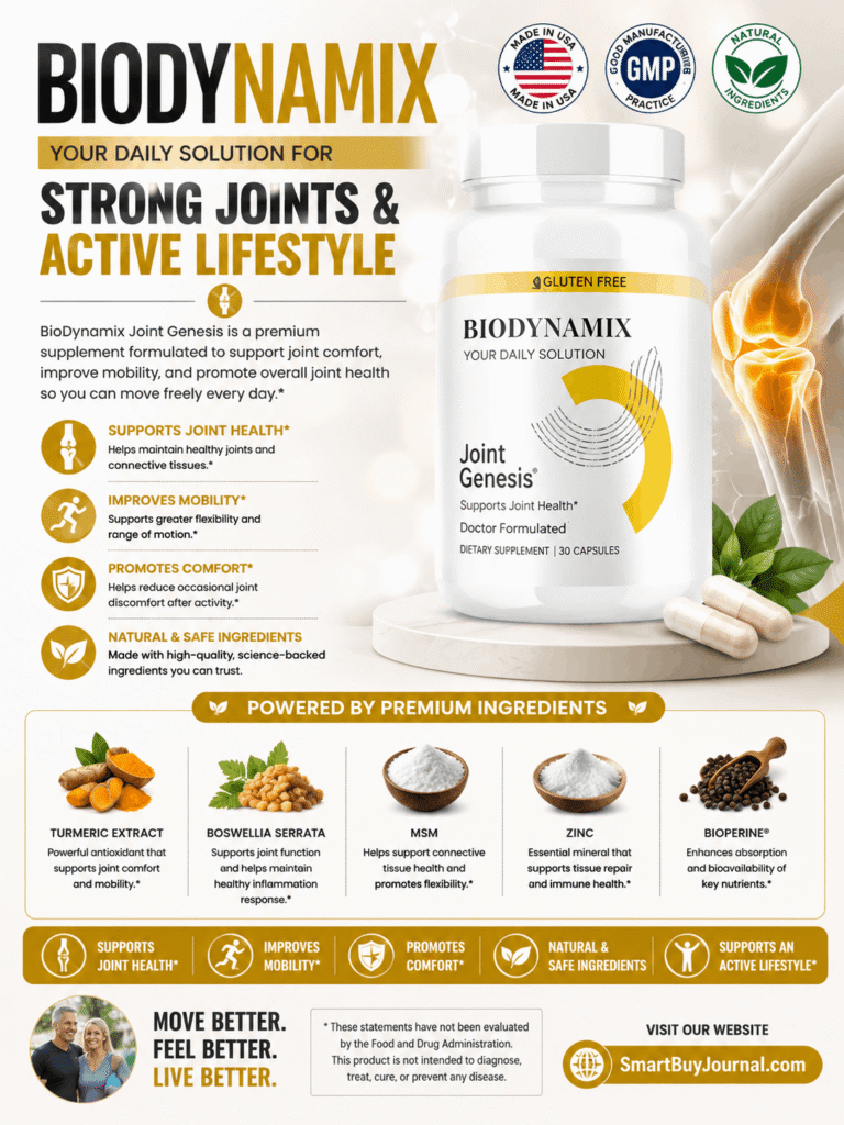 Joint Genesis natural joint support supplement for mobility