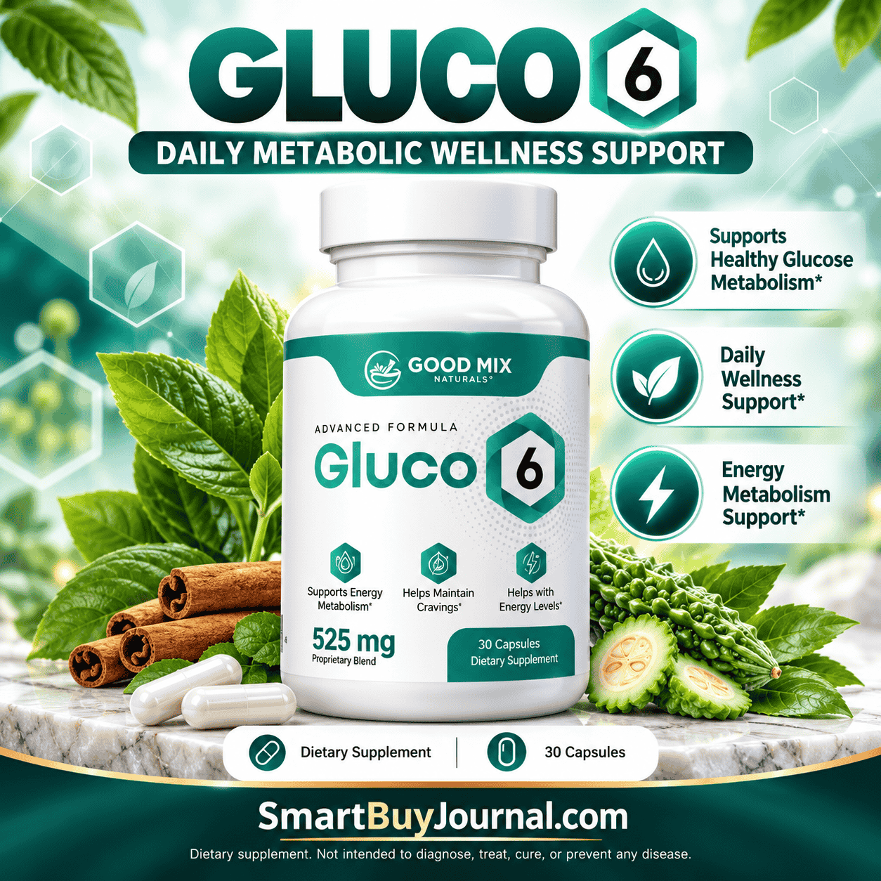 Gluco6 capsules and the ingredients that are commonly linked to blood sugar support
