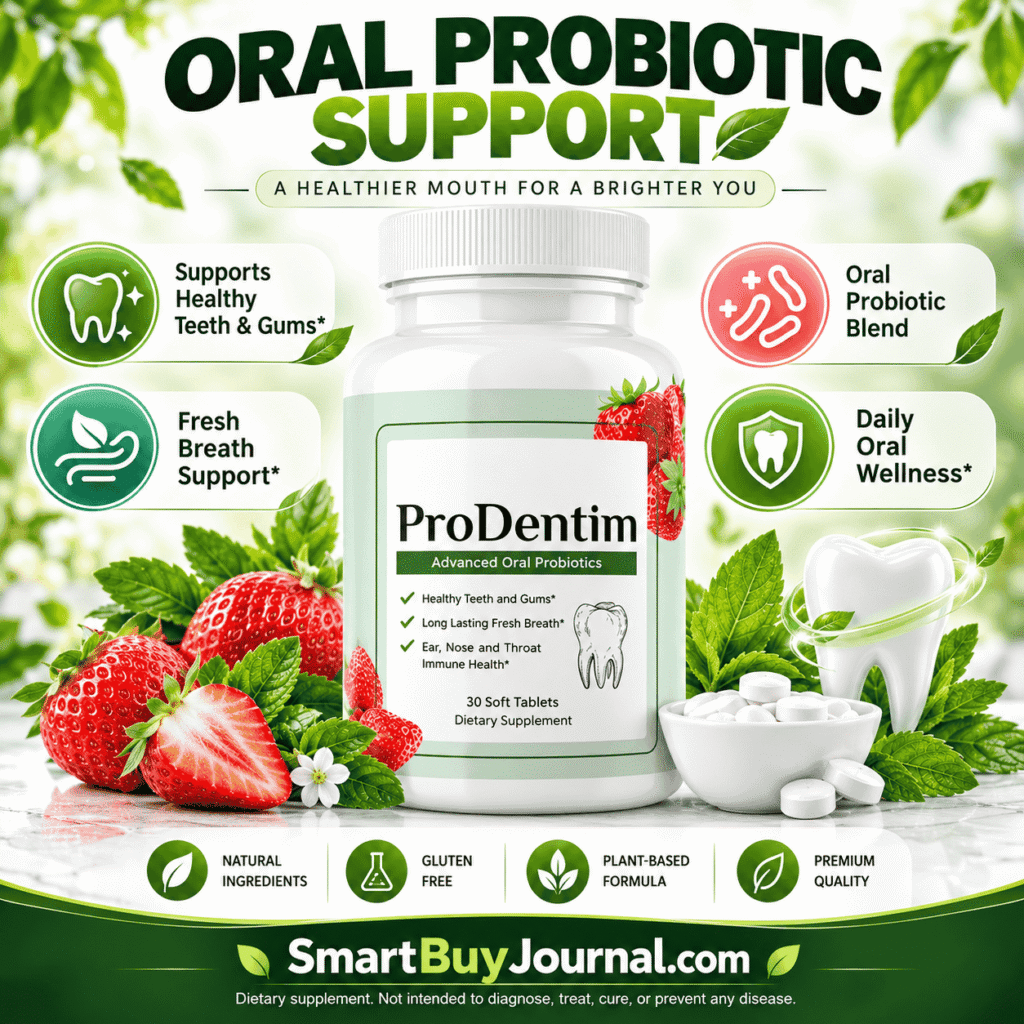 oral probiotics descriptive illustration